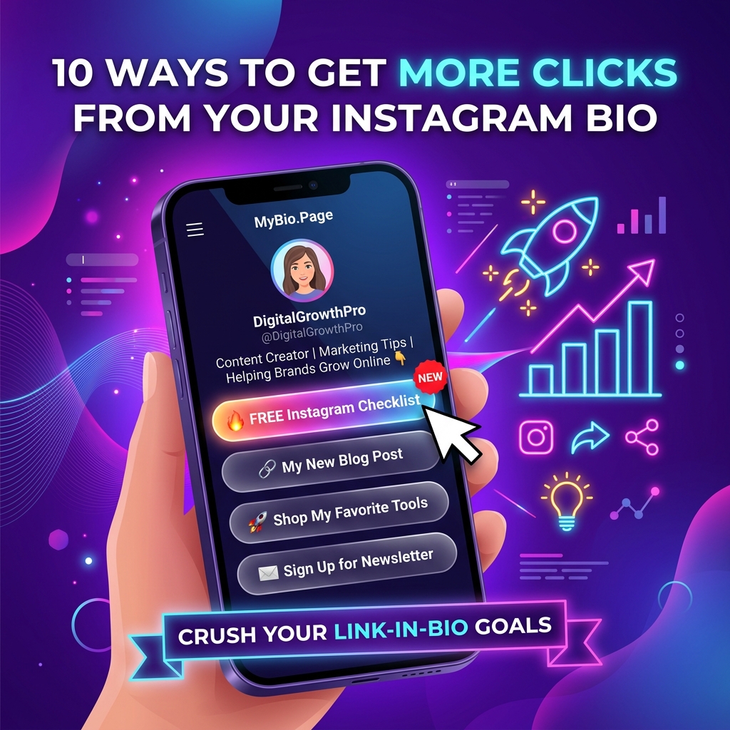 10 Ways to Get More Clicks from Your Instagram Bio