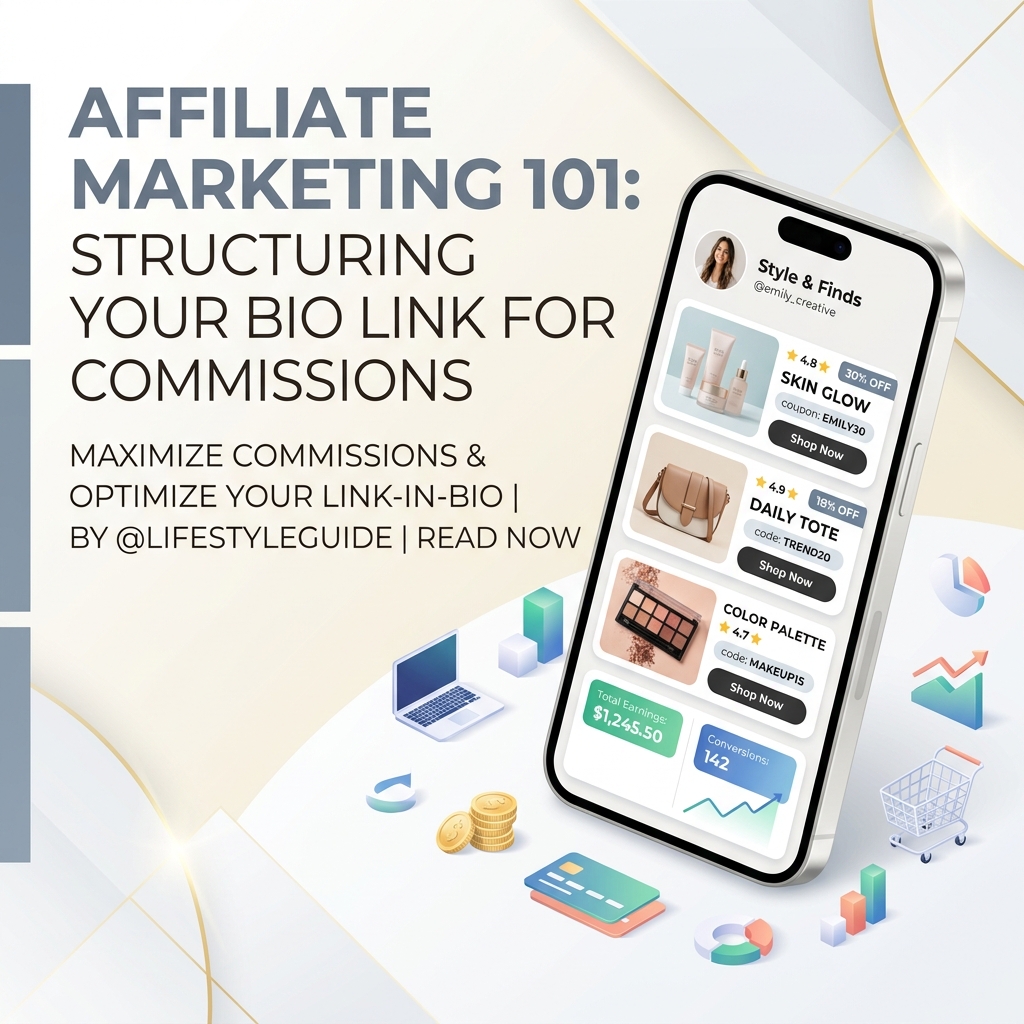 Affiliate Marketing 101: Structuring Your Bio Link for Commissions