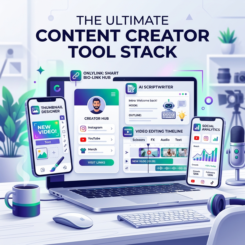 Best Tools Every Content Creator Should Use in 2026 (The Ultimate Creator Stack)