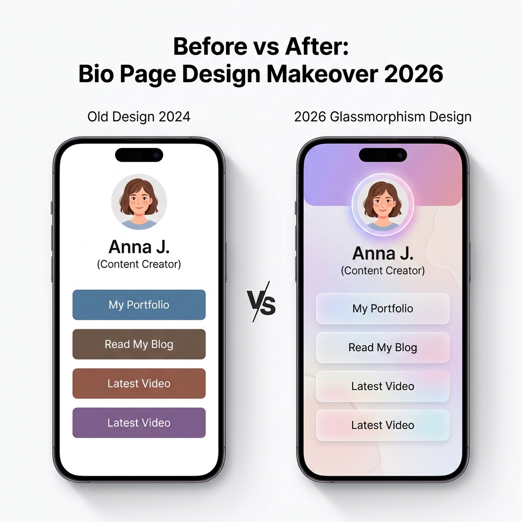 Before vs After: Bio Page Design Makeover 2026