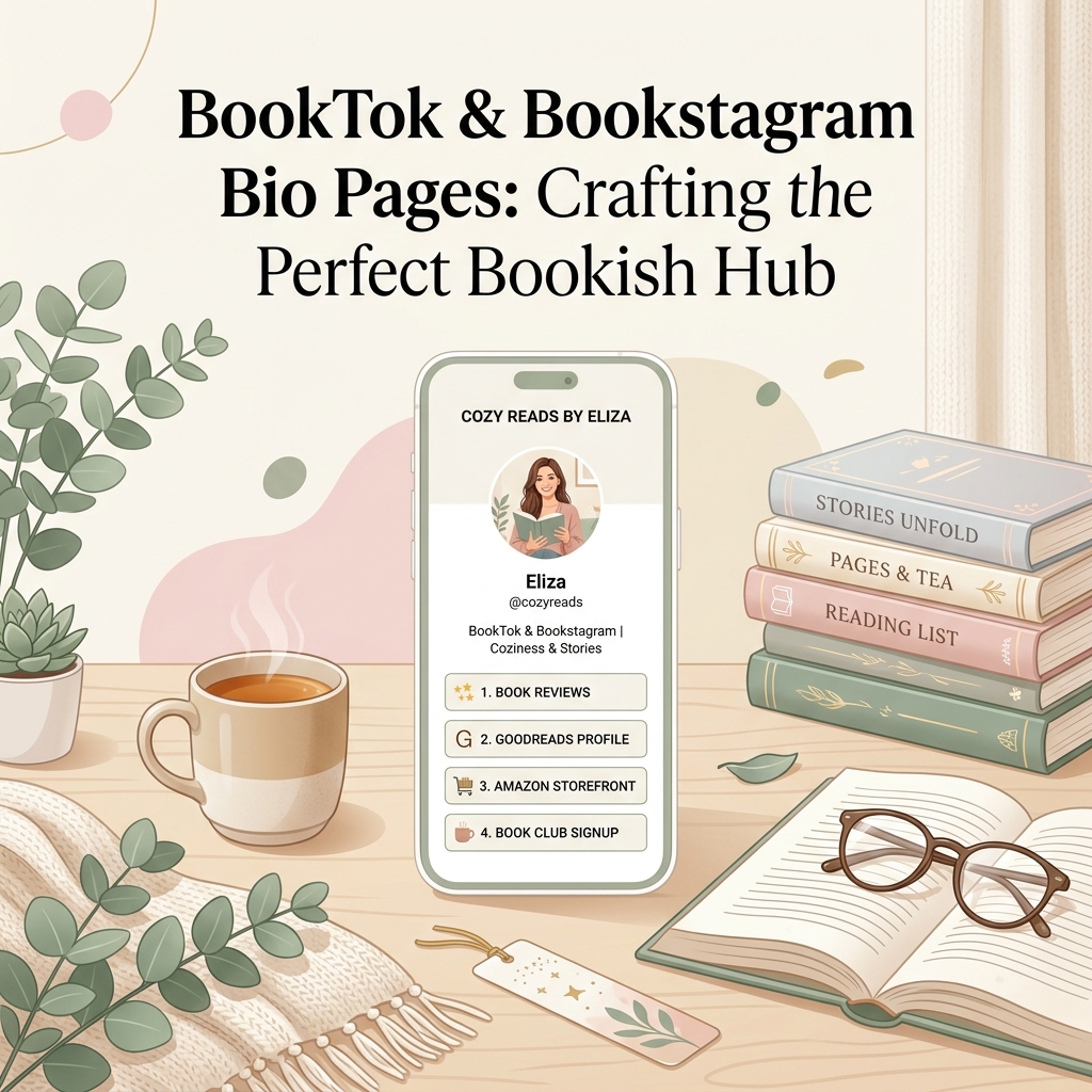 BookTok and Bookstagram: Building a Bio Page for Book Lovers
