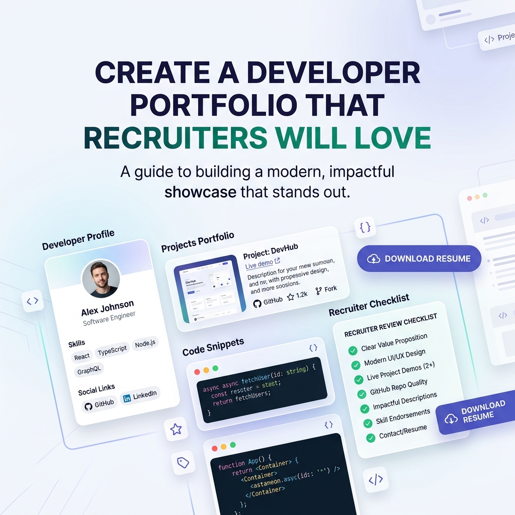 Create a Developer Portfolio That Recruiters Will Love