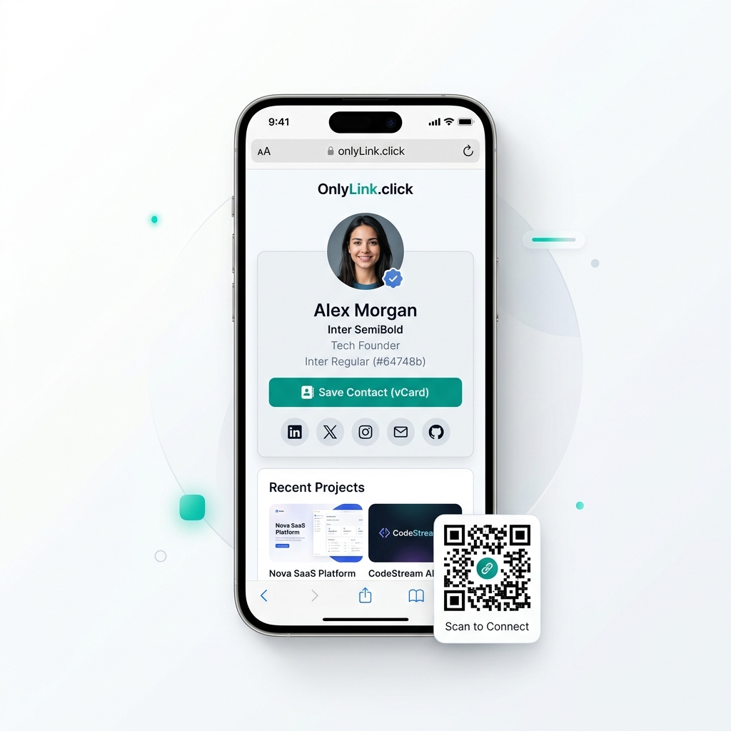 Create a Digital Business Card with OnlyLink.click: The Ultimate Guide (2026)
