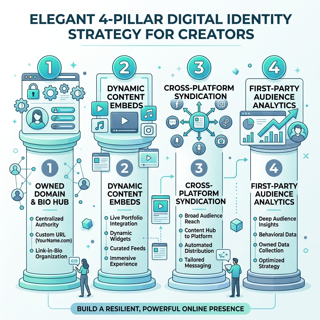 A 4-Pillar Digital Identity Strategy for Creators in 2026