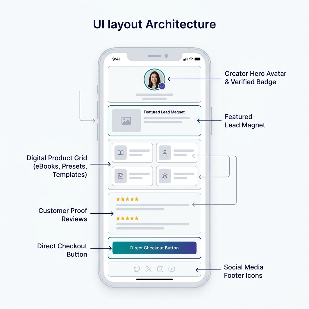 UI Layout Architecture Diagram