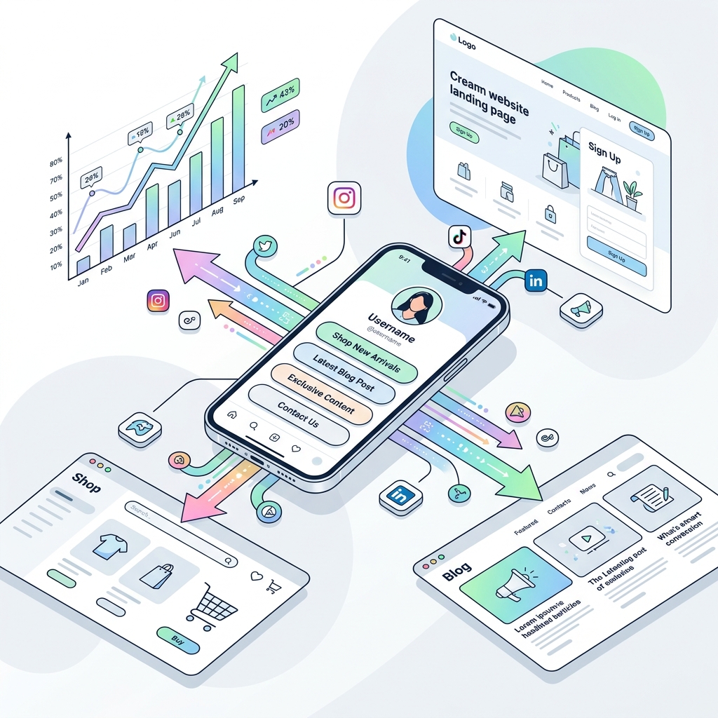 How a Link in Bio Can Increase Your Website Traffic
