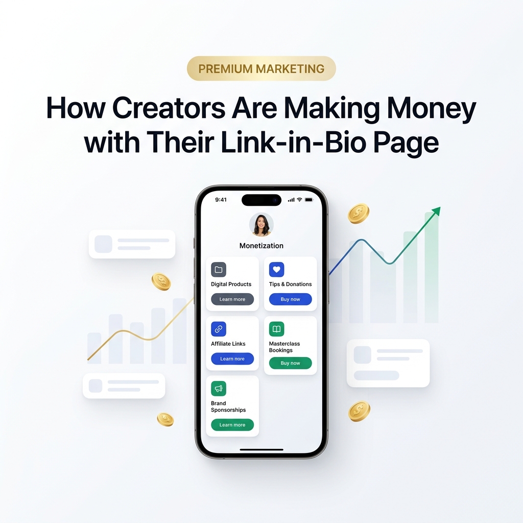 How Creators Are Making Money with Their Link-in-Bio Page