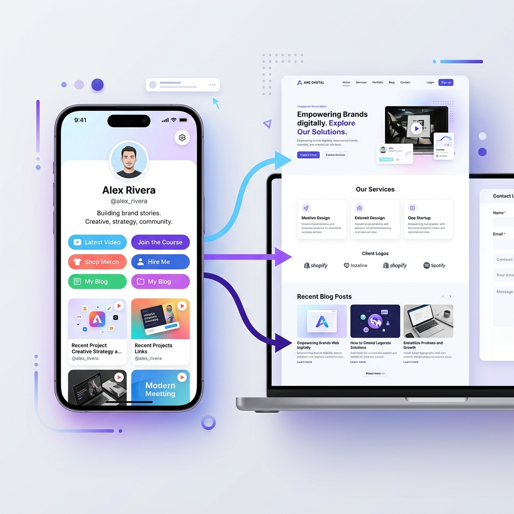 Link in Bio vs. Website: Which One Should You Use in 2026?