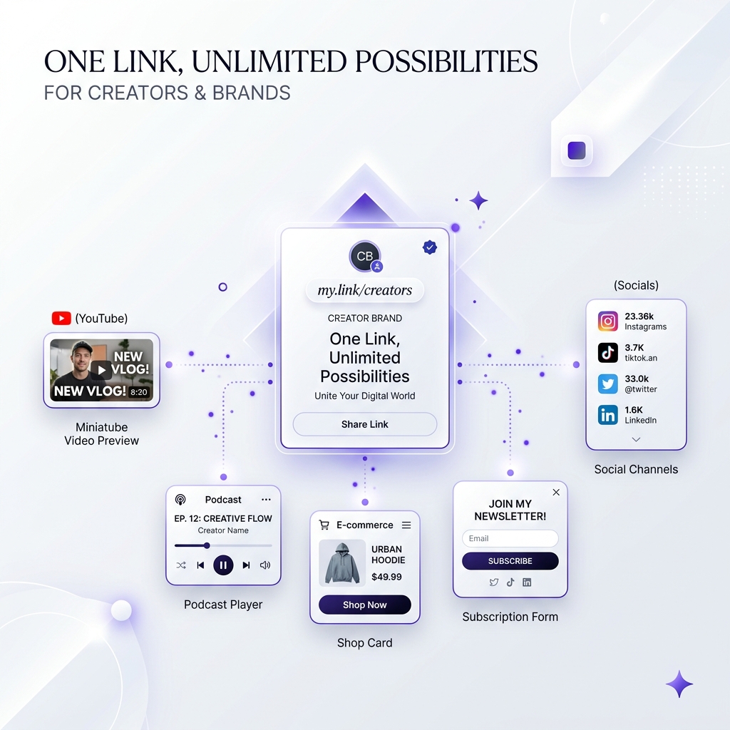 One Link, Unlimited Possibilities: Simplify Your Social Presence