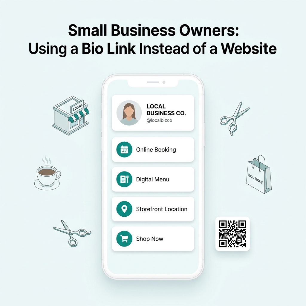 Small Business Owners: Using a Bio Link Instead of a Website