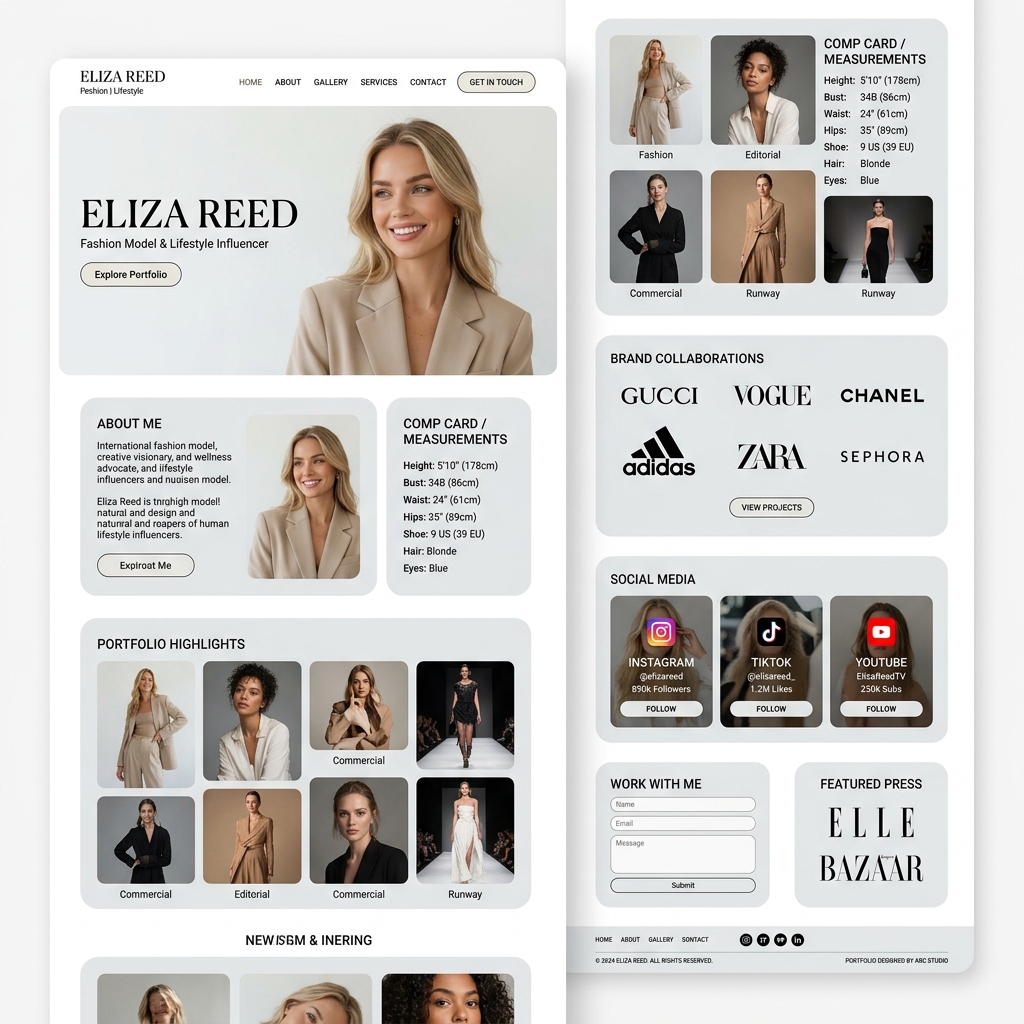 The Best Online Portfolio Strategy for Models and Influencers (2026)