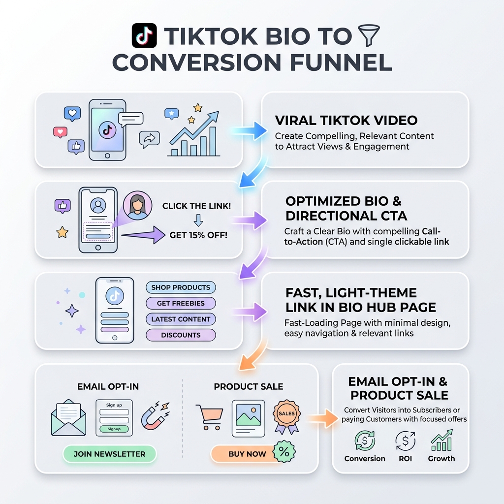 TikTok Bio to Conversion Funnel