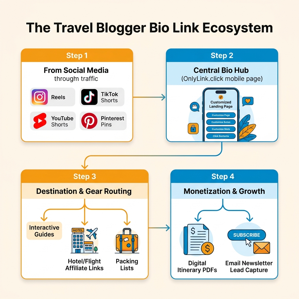 The Travel Blogger Bio Link Ecosystem
