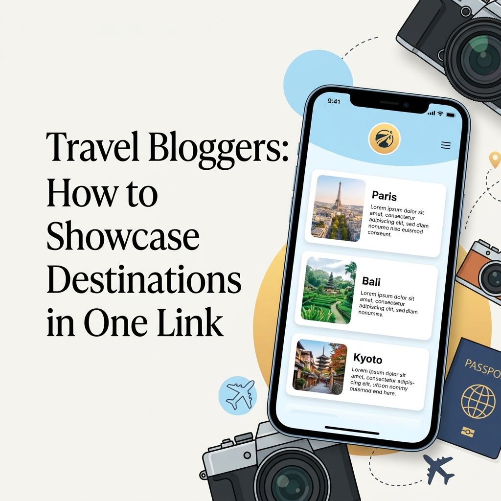 Travel Bloggers: How to Showcase Destinations in One Link (2026 Guide)