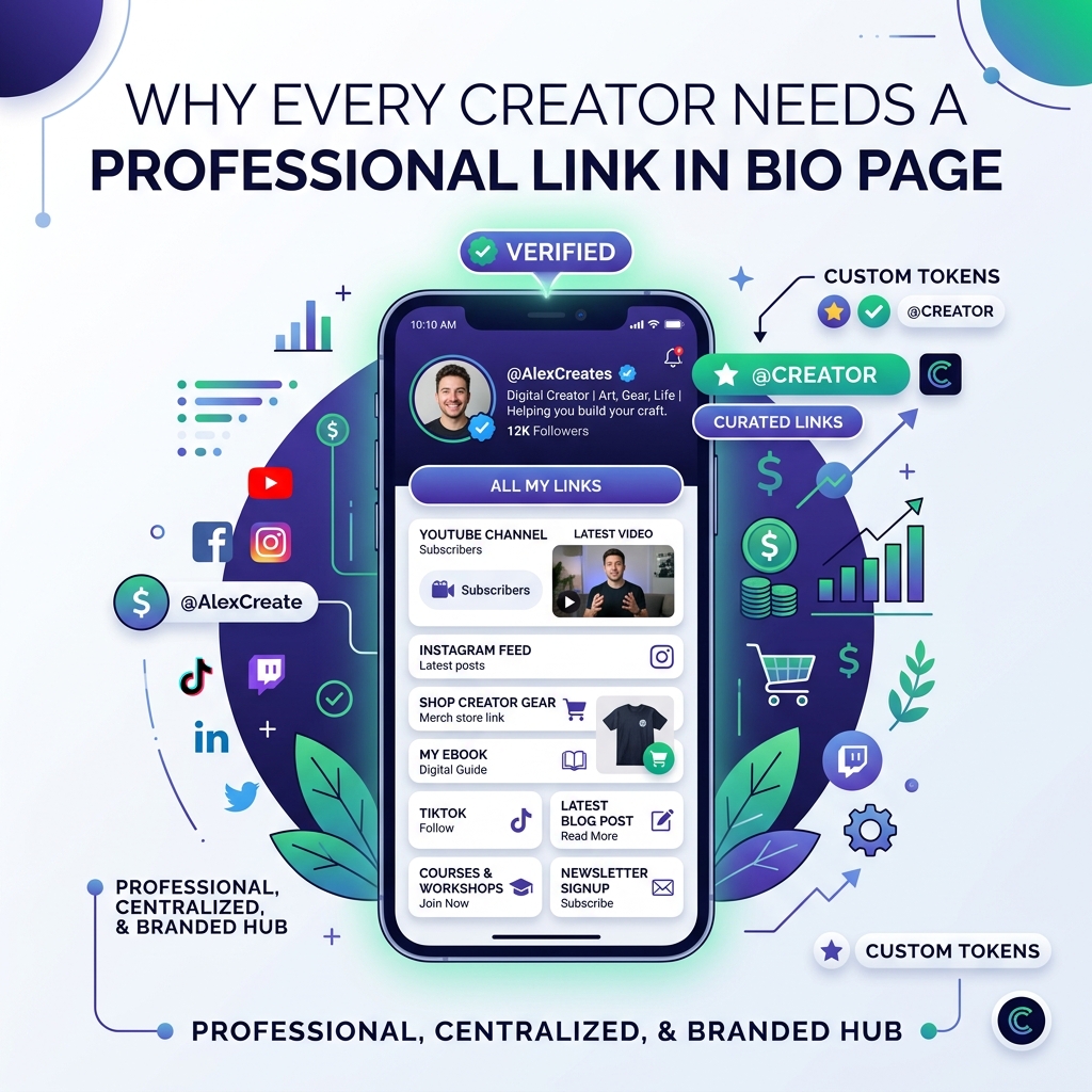 Why Every Creator Needs a Professional Link in Bio Page