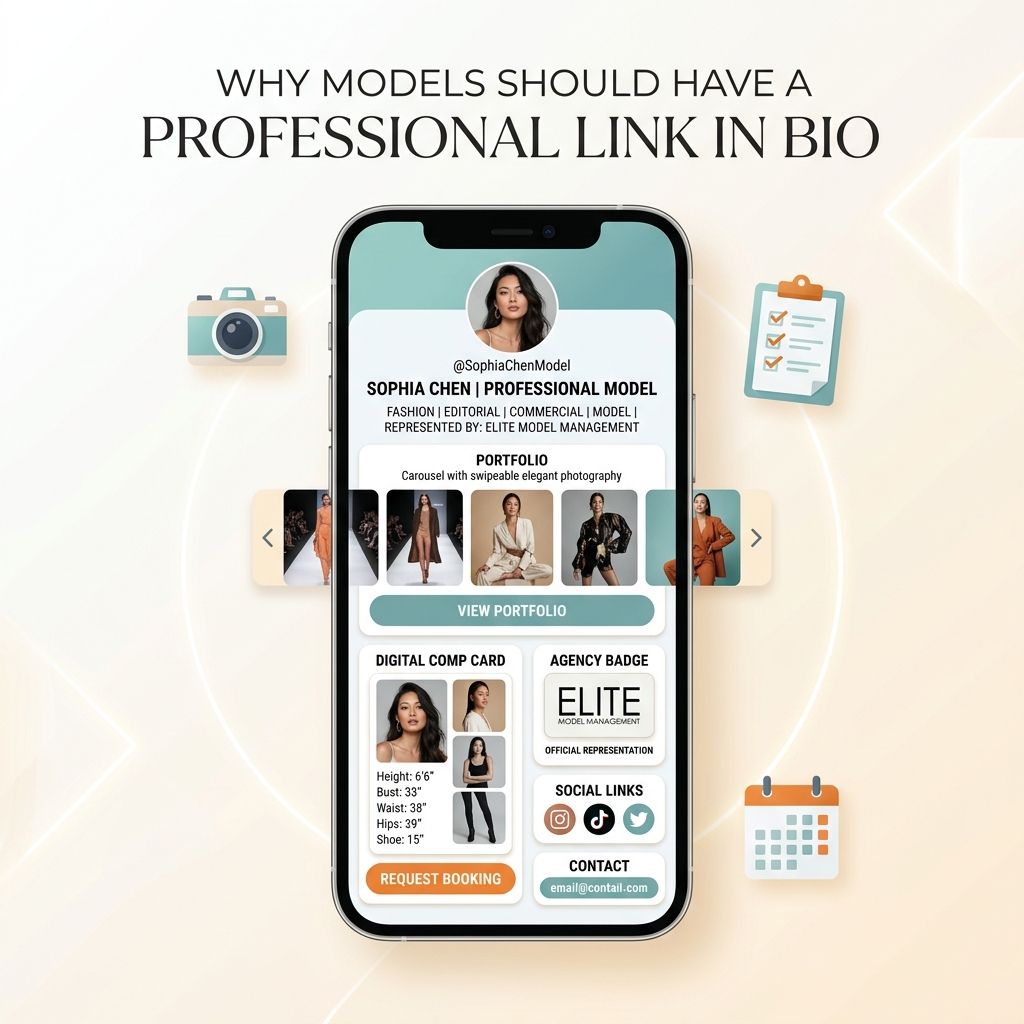 Why Models Should Have a Professional Link in Bio