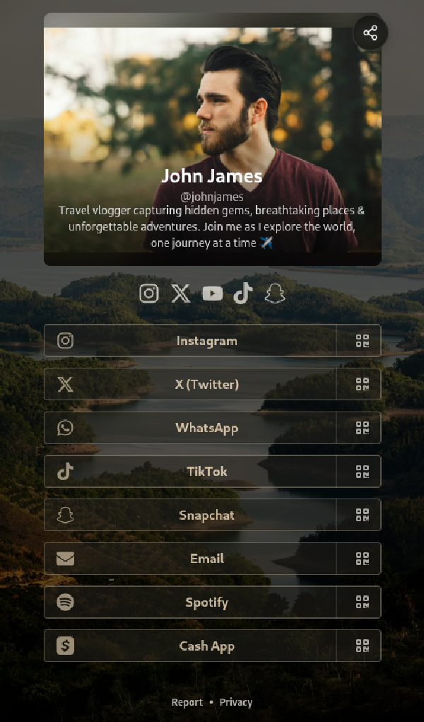 Creator Profile Showcase - @johnjames